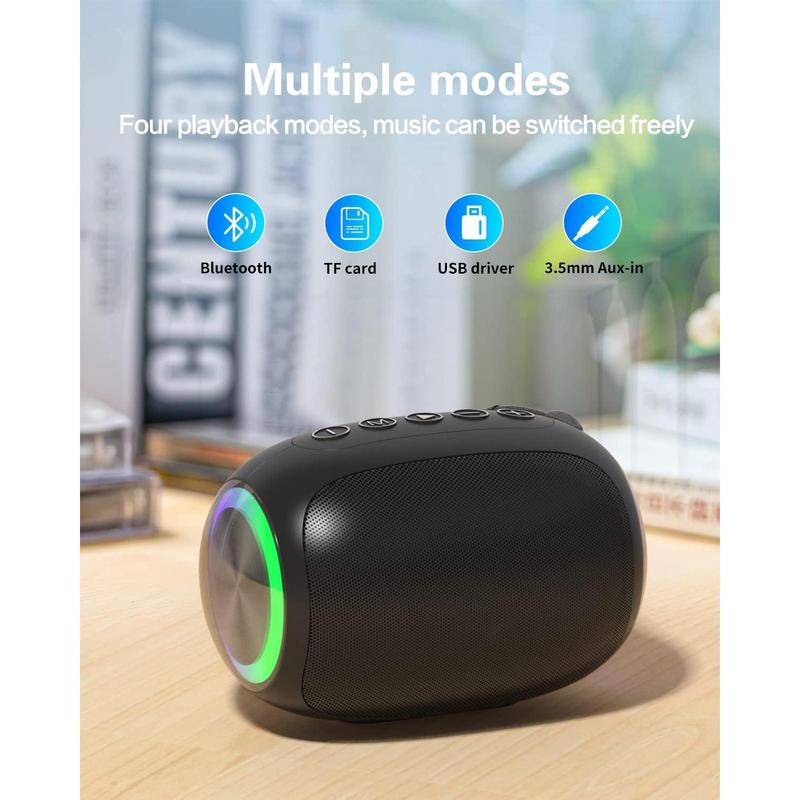 Bluetooth Speakers, Wireless Speakers,5W Portable Wireless Speakers with Clear Sound,Multi Playing Modes, Compatible with cellphone, PC for home or outdoors