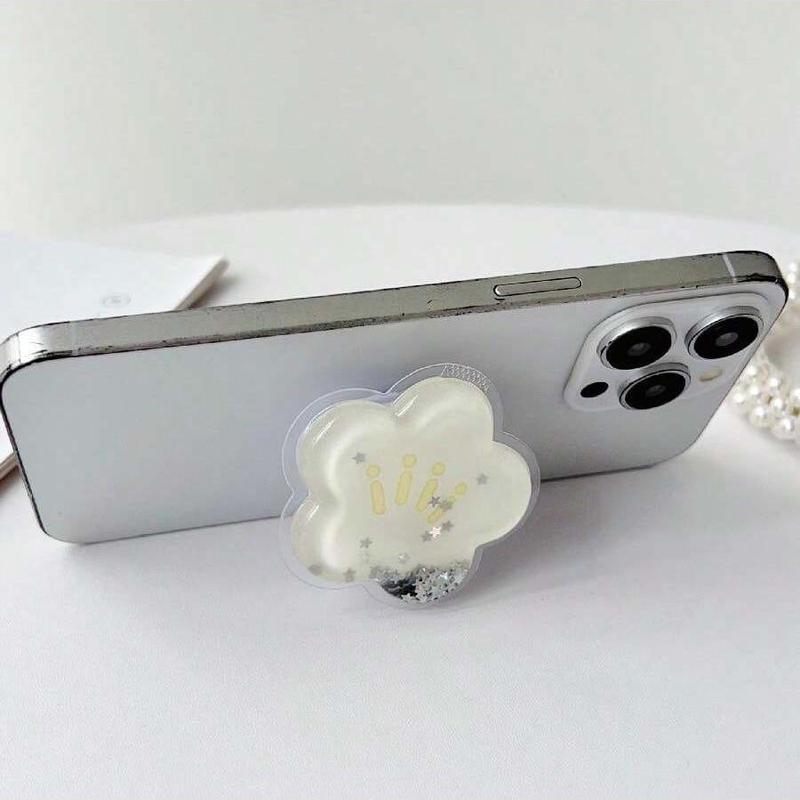 Flower Design Phone Holder, Cute Decorative Phone Stand, Adjustable Tablet & Phone Holder, Phone Accessories for Women & Girls