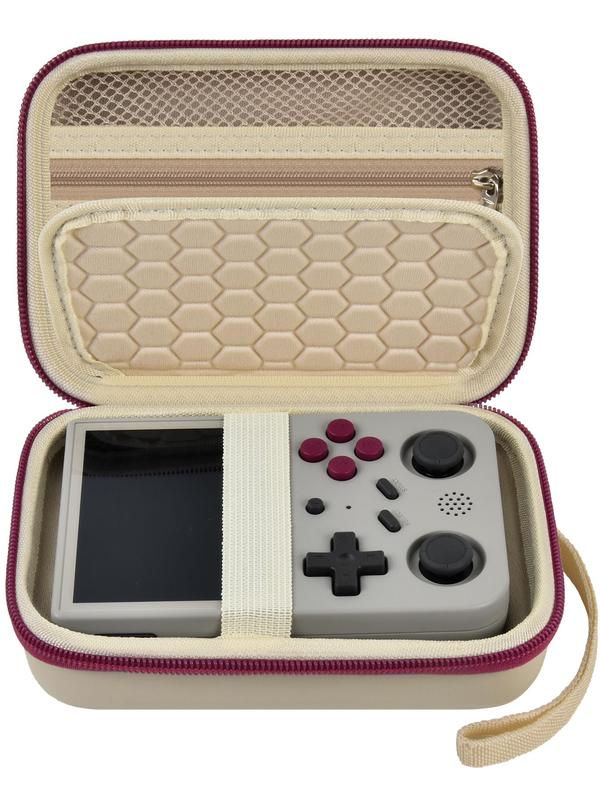 Retro Handheld Game Console Storage Bag, Handheld Emulator Storage Holder Organizer As Summer Holiday Gift, Android Game Console Carrying Bag (box Only),  Traveling Bags