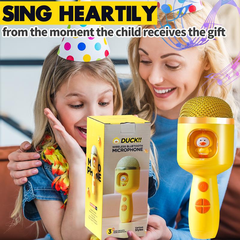 Bluetooth Karaoke MIC Toy for Kids Microphone Singing Toys