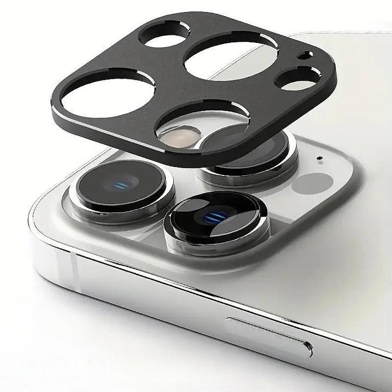 Aluminum Alloy Rear Camera Lens Protector, Lens Cover Screen Protector, Lens Ring Film for iPhone 15 14 Plus Pro Pro Max