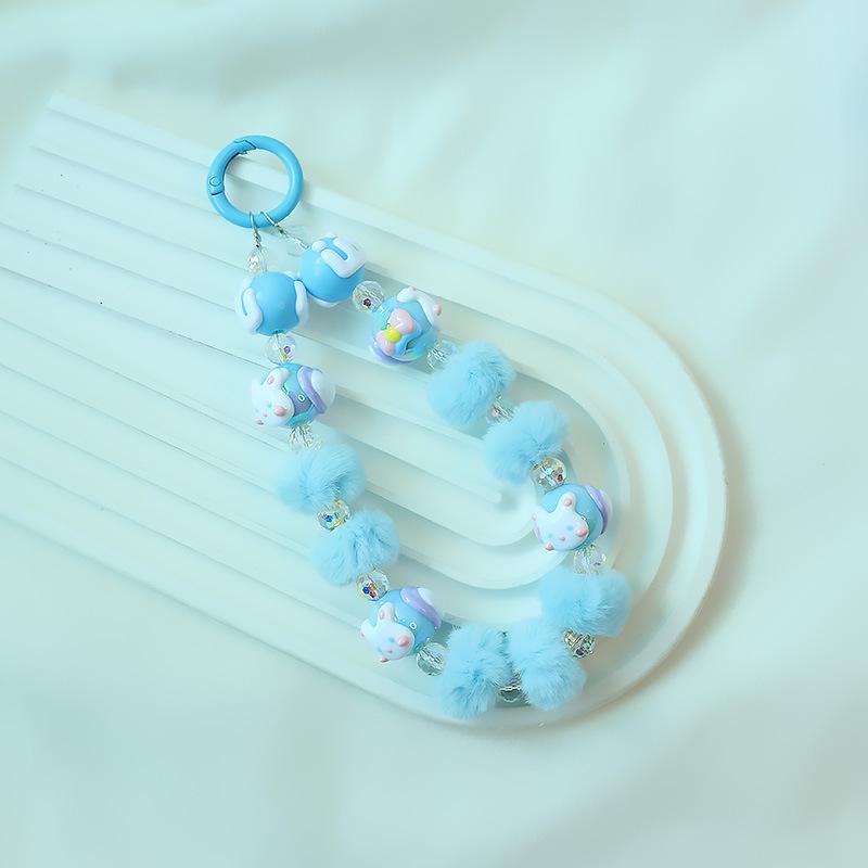 [New Arrival] Fluffy Candy Bracelet,Cuddle Candy Charm,Sweet Fluffy Phone Chain---z