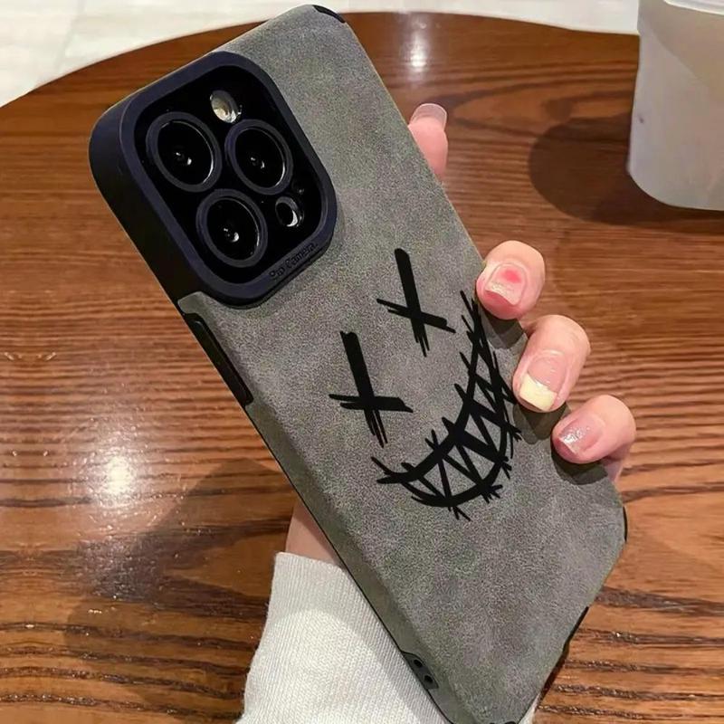 Devil Pattern Phone Case for Summer, Shockproof Full Coverage Camera Protect Phone Cases for iPhone XR 11 12 13 14 15 Pro Max Case iPhone 15 14 Plus Cases, Phone Accessories Protective Smartphone Casing Devices