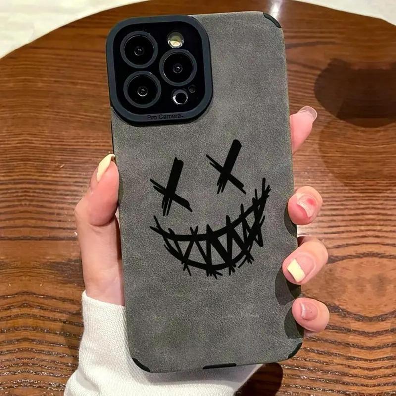 Devil Pattern Phone Case for Summer, Shockproof Full Coverage Camera Protect Phone Cases for iPhone XR 11 12 13 14 15 Pro Max Case iPhone 15 14 Plus Cases, Phone Accessories Protective Smartphone Casing Devices