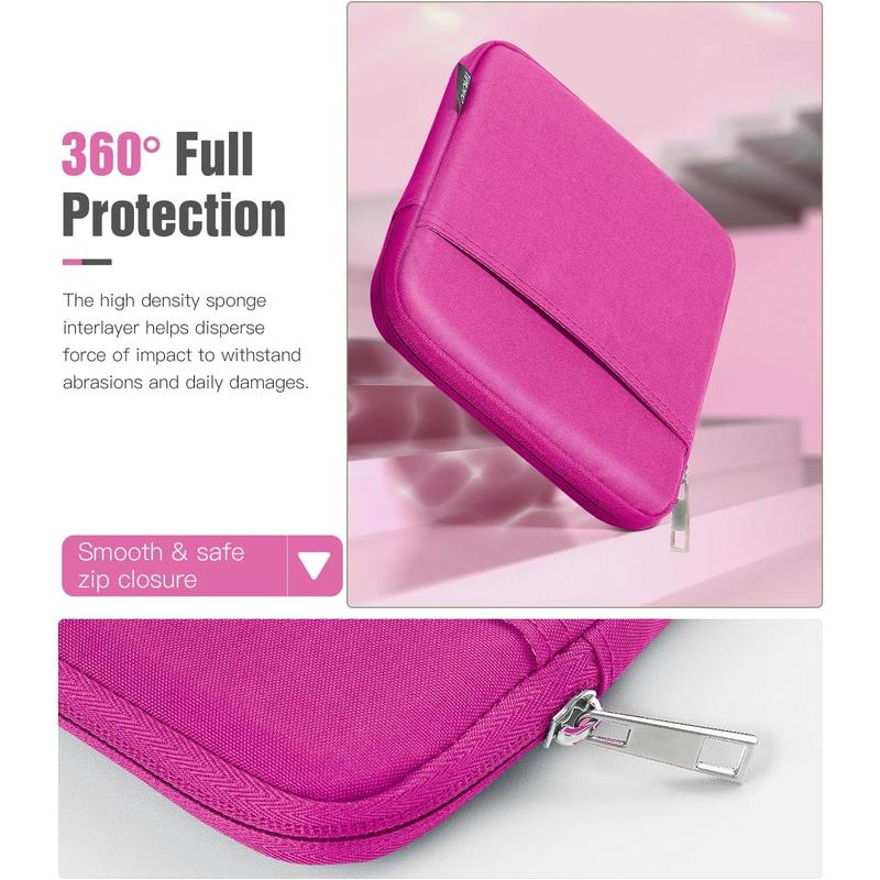 6-7 Inch Protective Sleeve Case for Kindle E-Reader, Compatible with Paperwhite and Oasis, Carrying Pouch for All Kindle Models, Plum Color