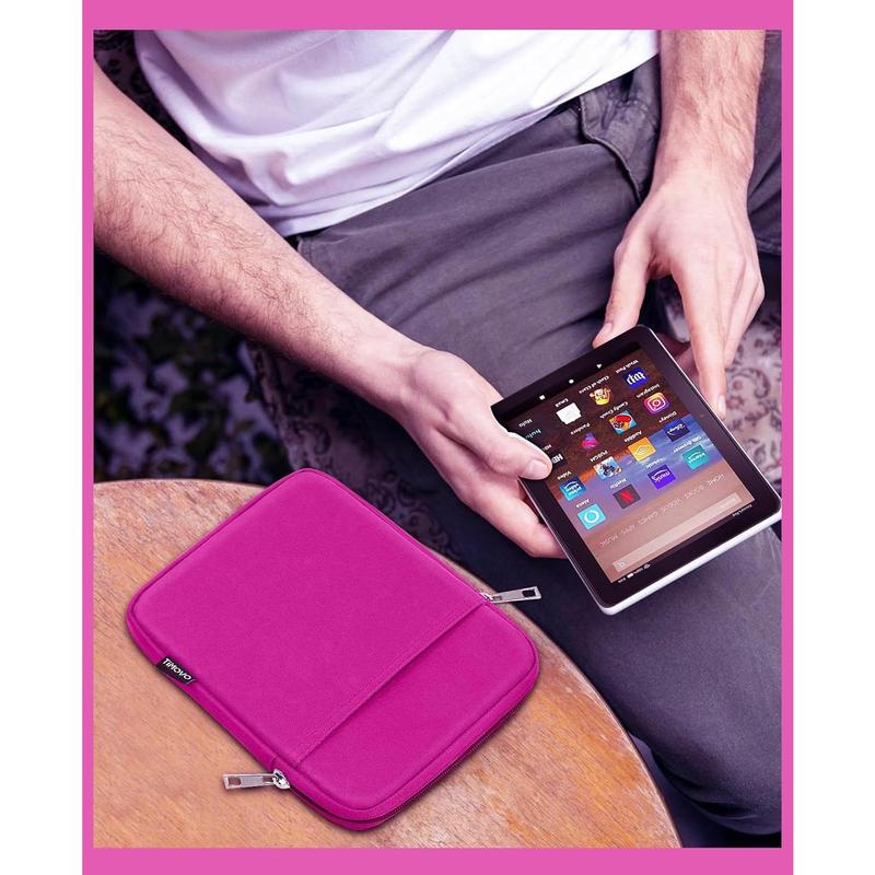 6-7 Inch Protective Sleeve Case for Kindle E-Reader, Compatible with Paperwhite and Oasis, Carrying Pouch for All Kindle Models, Plum Color