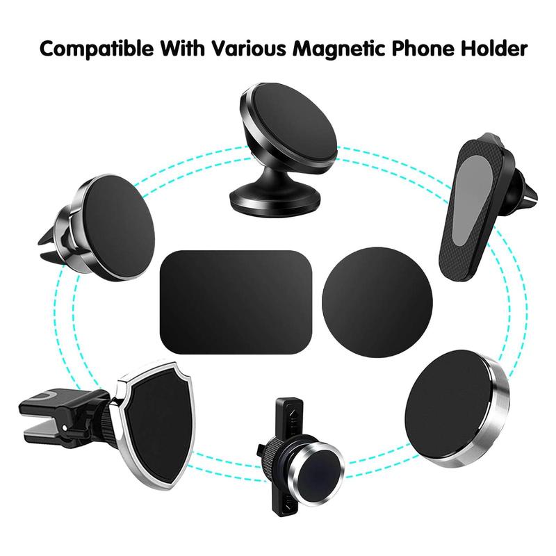 Ultra-thin Phone Magnet Plate, Mobile Phone Magnetic Plate for Phone Case and Magnetic Mount, Phone Accessories