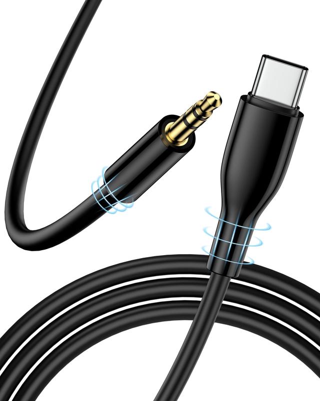 Samsung USB C to 3.5mm Audio Aux Jack Cable, 3.3ft Aux to USB C Cord, Type C to Aux Headphone Jack Cable for Car Home Stereo Speaker for Samsung Galaxy S24Ultra S23 S22 S21 Note20, Pixel 9 8 Pro 7 6XL Accessories Android Devices Noise Plug Headset