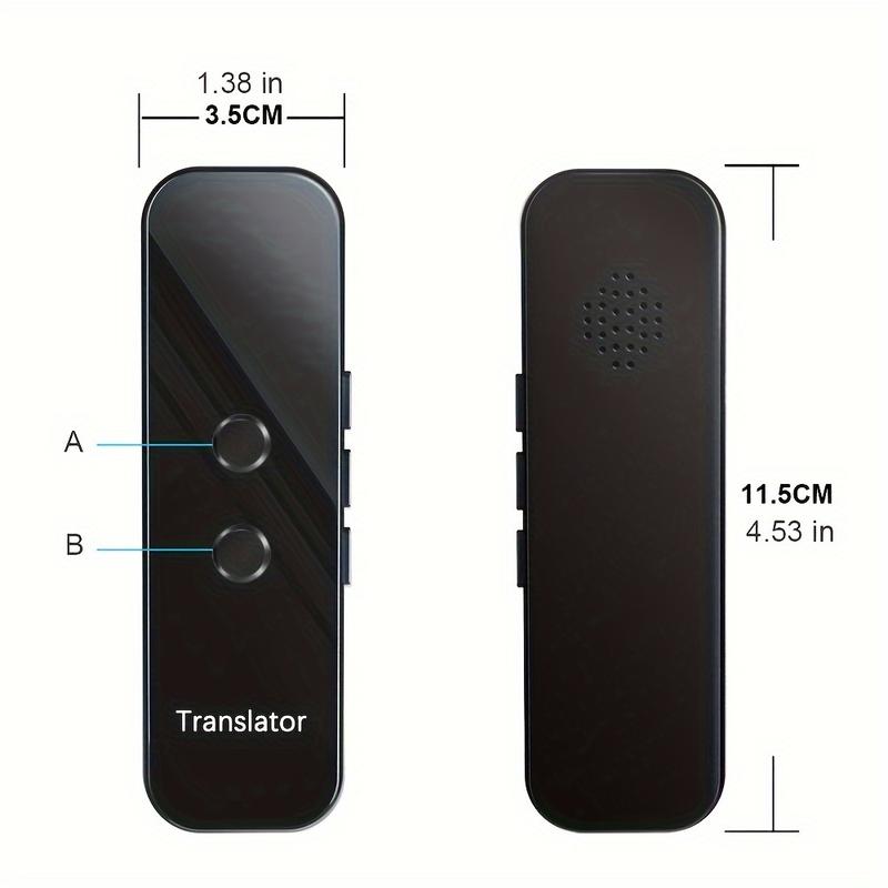 Portable Language Translator Device, Two-Way Instant Translator, APP Online Voice Translation, 137 Languages Supported, High Accuracy Translator Device For Travel Business Learning