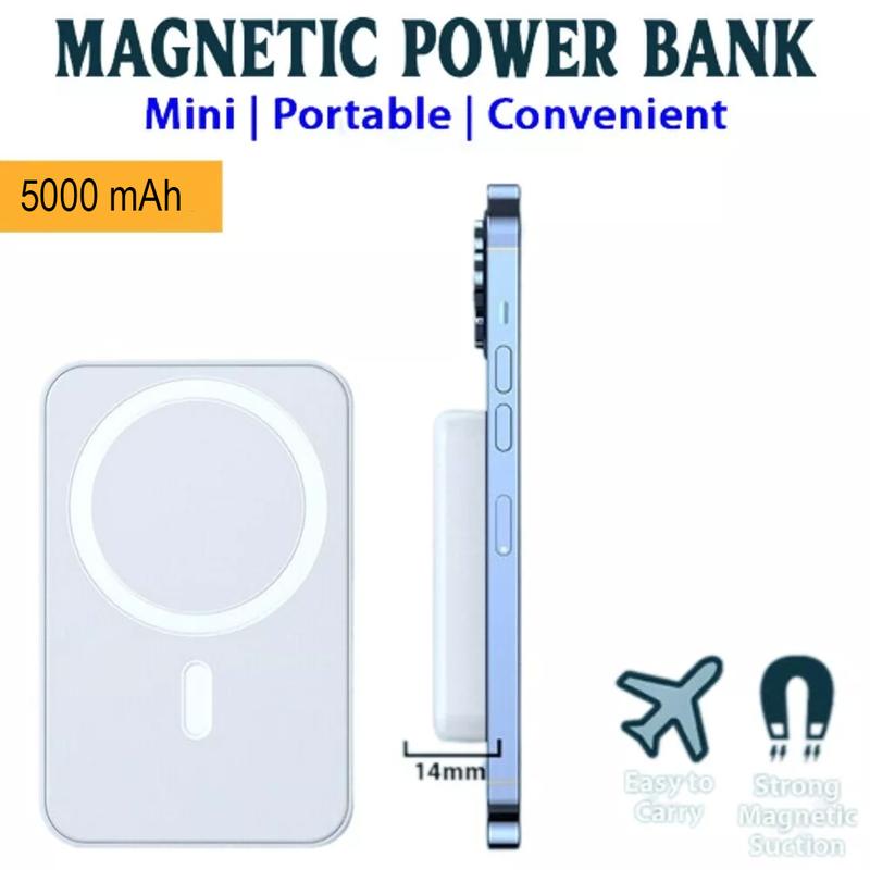 Magnetic Power Bank Charger 5000mAh Battery Pack