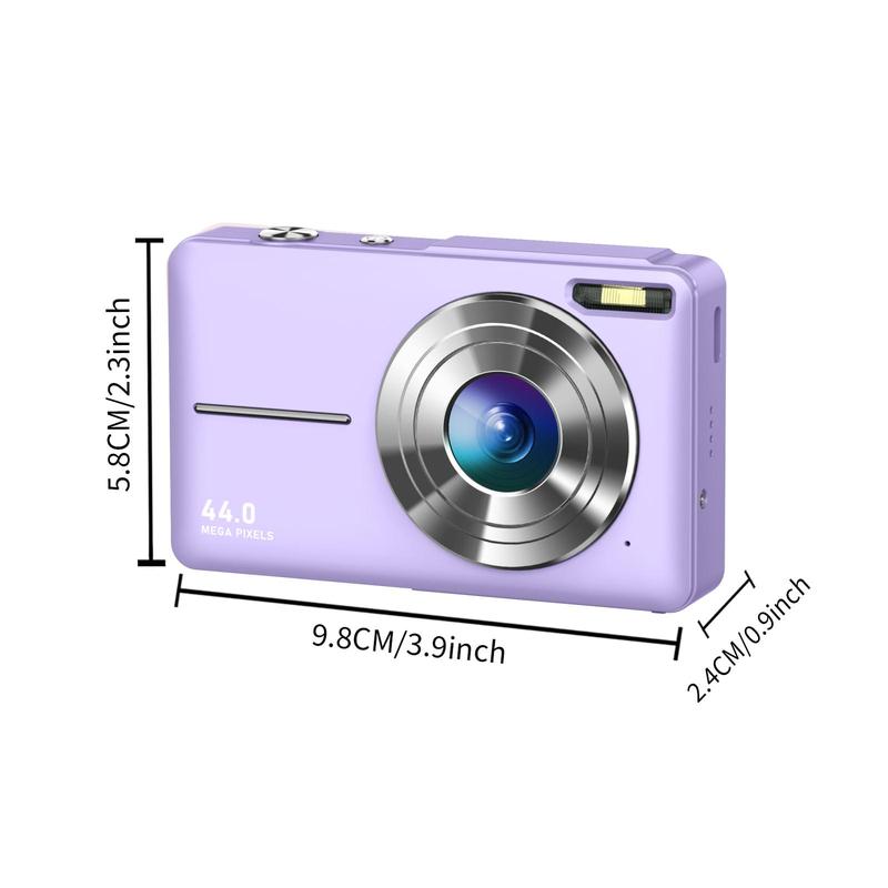 Digital Camera, FHD 1080P Camera, Digital Point and Shoot Camera with 16X Zoom, Anti Shake Compact Small Camera for Boys Girls