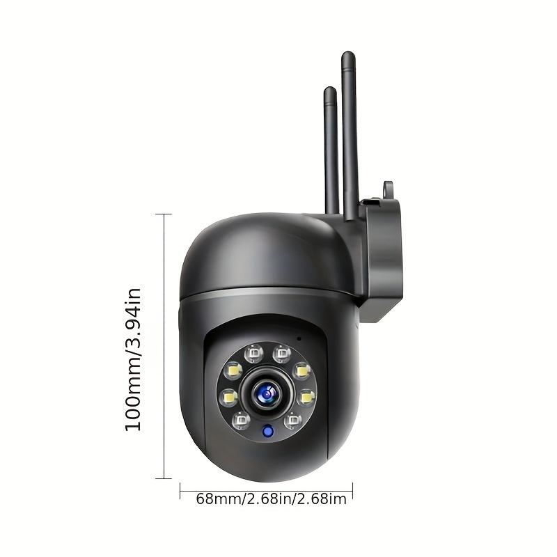 355° 1080p HD WIFI Surveillance Camera - Indoor Wall Hanging Home Security System with Color Night Vision, AI Mobile Detection, Two-Way Audio, Real-Time Video Recording, and USB Powered Wi-Fi Enabled