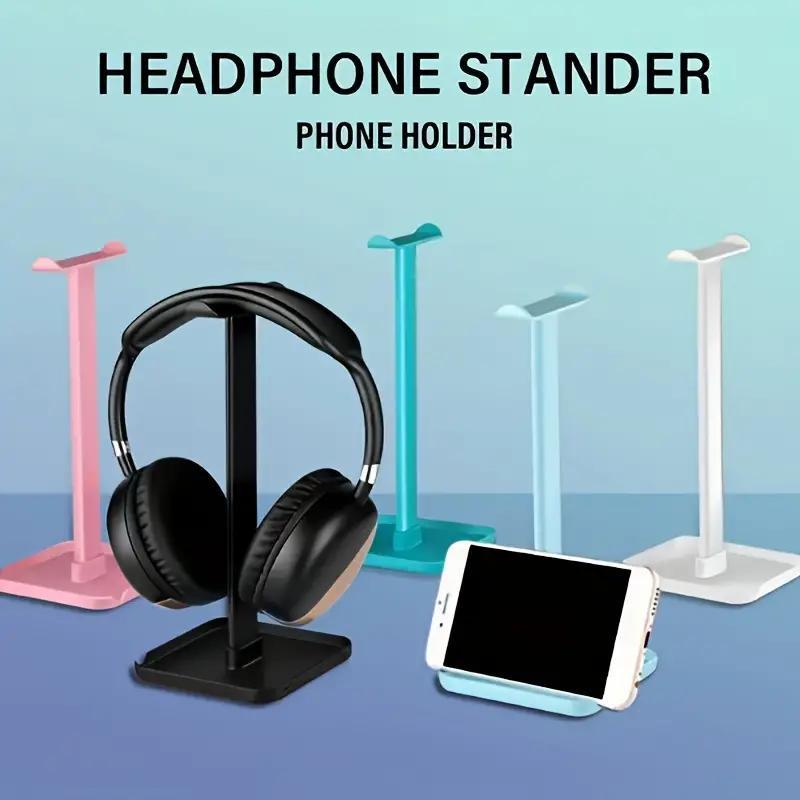 Headset Stand, 1 Count Desktop Headphone Stand, Universal Headset Holder for Home & Office, Desk Organizer for Headset, Phone