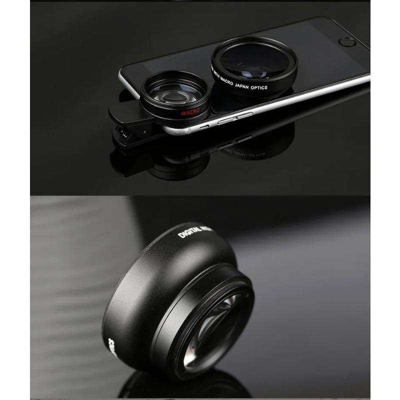 0.45x Ultra Wide Angle Macro Lens for Mobile Phone DSLR External Camera Special Effects for Mobile Phone Lens