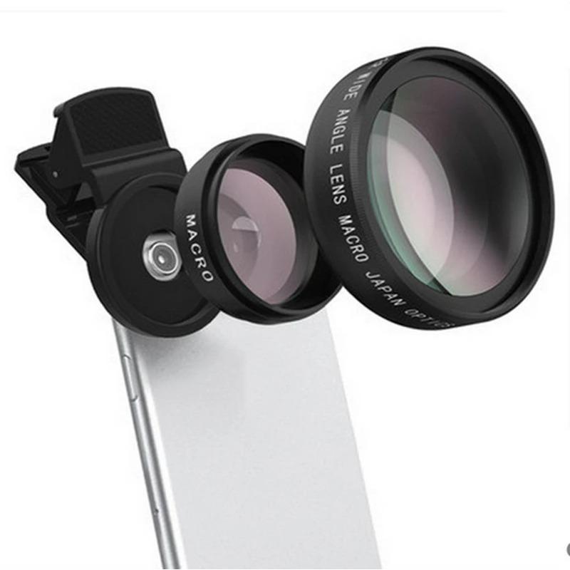 0.45x Ultra Wide Angle Macro Lens for Mobile Phone DSLR External Camera Special Effects for Mobile Phone Lens