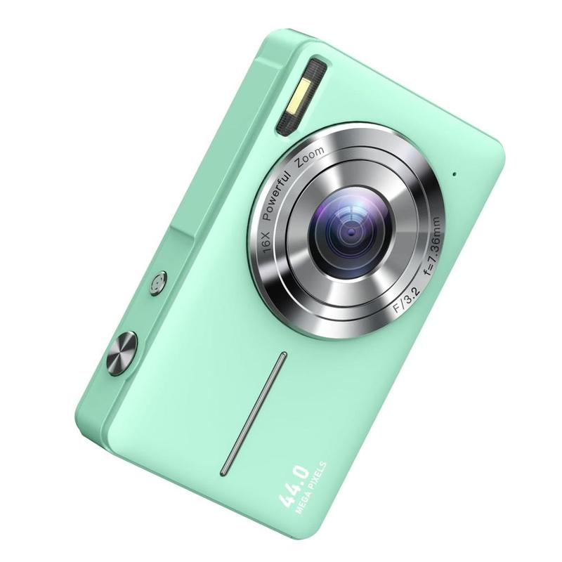 Digital Camera, FHD 1080P Camera, Digital Point and Shoot Camera with 16X Zoom, Anti Shake Compact Small Camera for Boys Girls