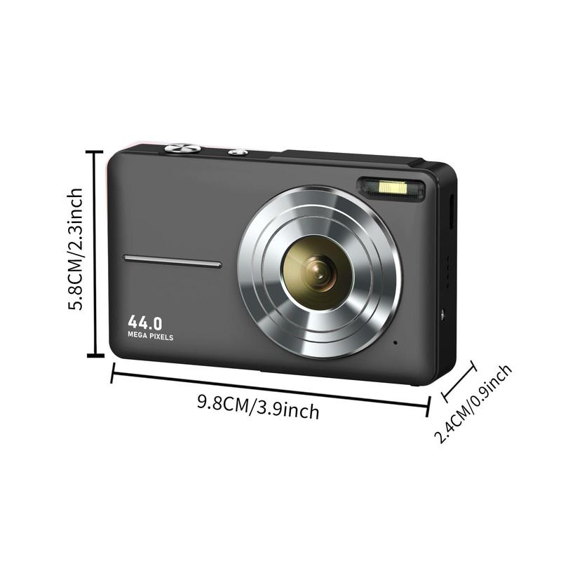 Digital Camera, FHD 1080P Camera, Digital Point and Shoot Camera with 16X Zoom, Anti Shake Compact Small Camera for Boys Girls